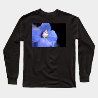 Blue Delphinium flower Long Sleeve T-Shirt